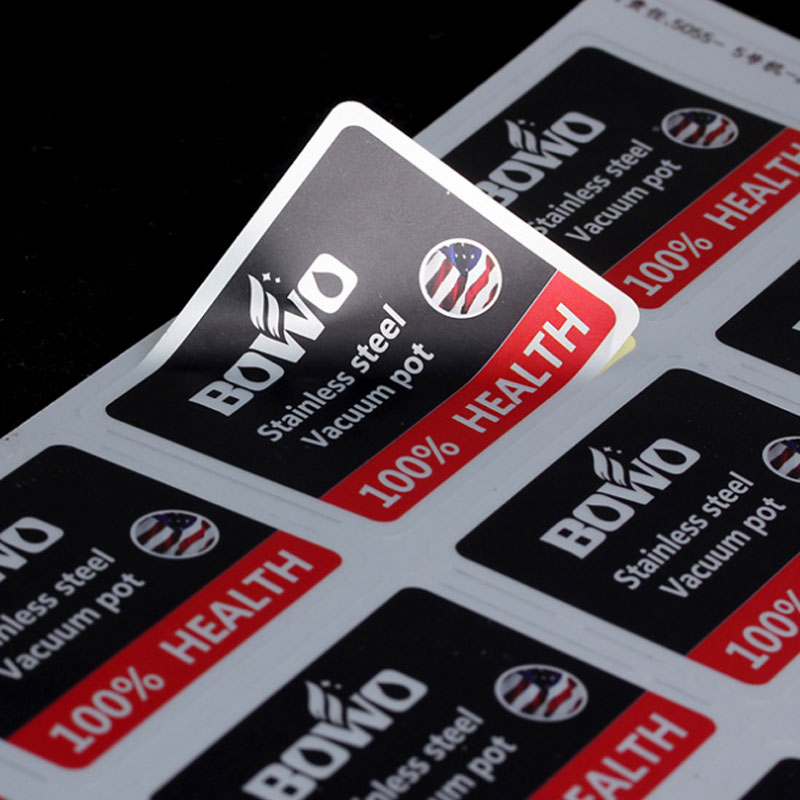 透明啞銀不干膠